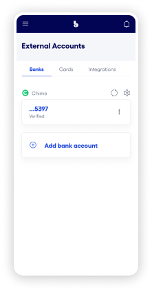 External Bank Account